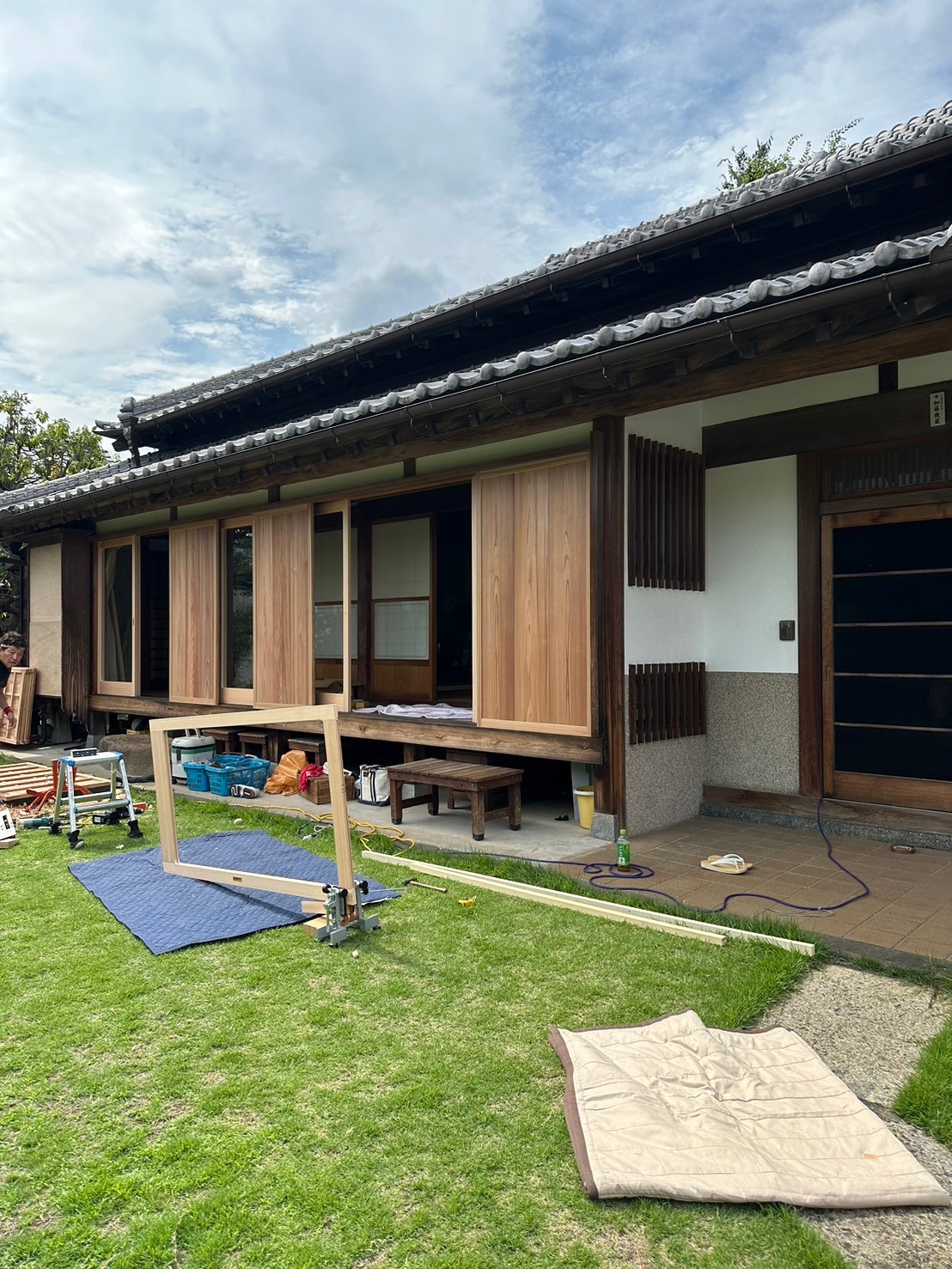 神奈川県横浜市・K様邸　雨戸交換・鏡板交換工事 (5)