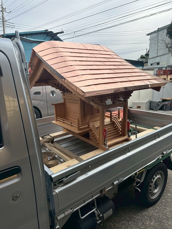 神奈川県横浜市│続・稲荷神社新築工事 宮大工の工事もお任せください! (12)