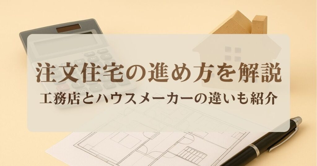 アイキャッチ：注文住宅の進め方