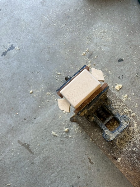 神輿下駄作成工程３