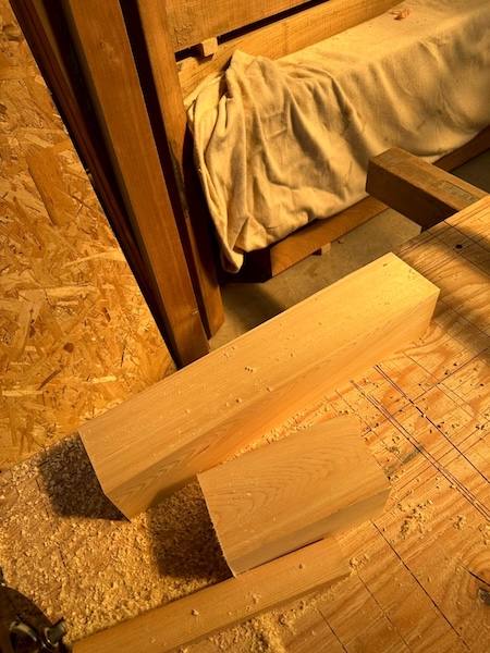 神輿下駄作成工程1